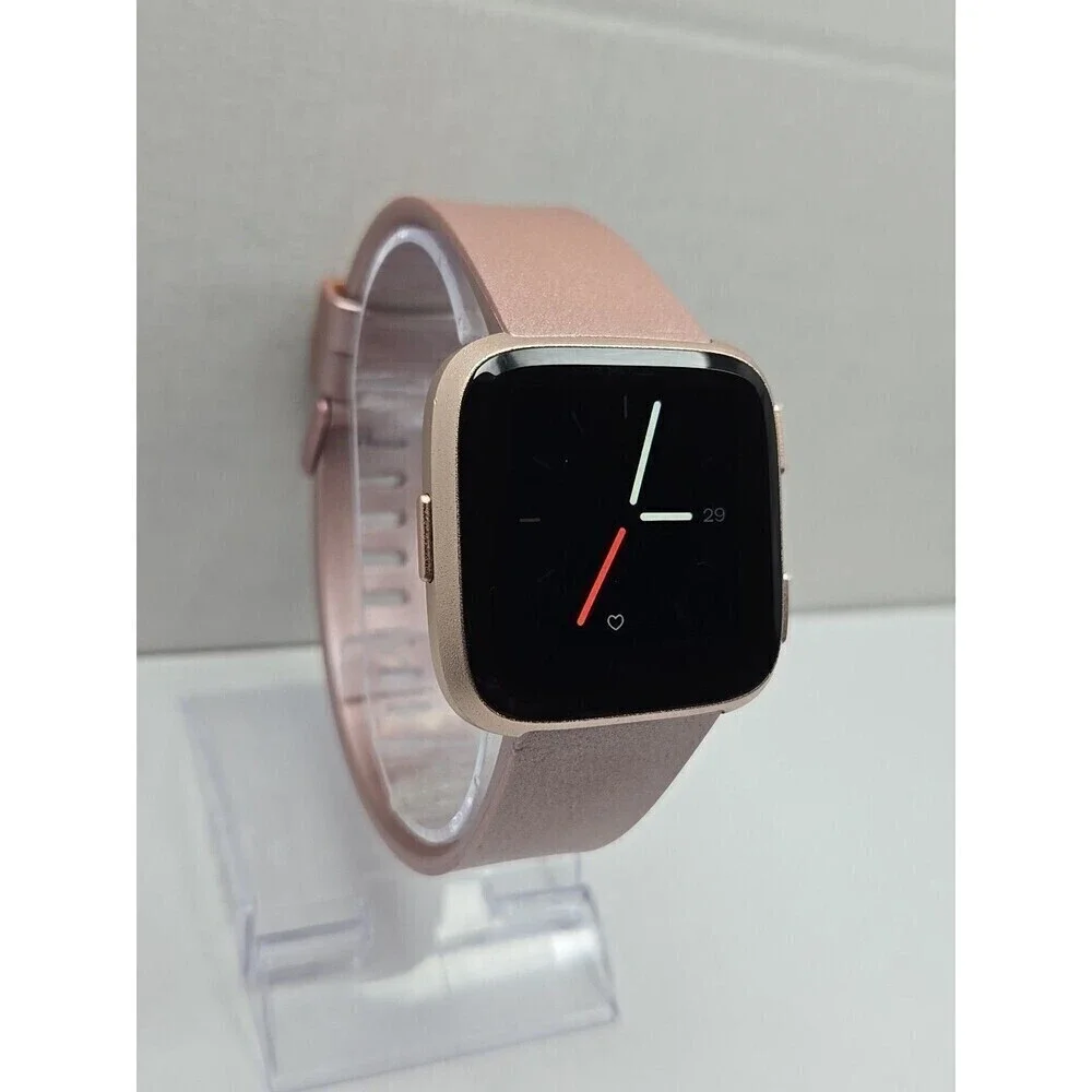Fitbit Versa FB505 Special Edition Rose Gold Smartwatch Activity No Charger
